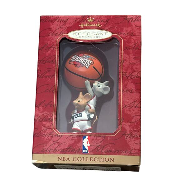 Hallmark Keepsake 1999 Mice Houston Rockets Basketball Christmas Ornament - Picture 1 of 7